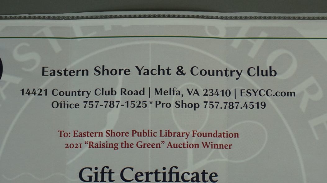 Image for Eastern Shore Regional Library & Heritage Center Online Benefit Auction