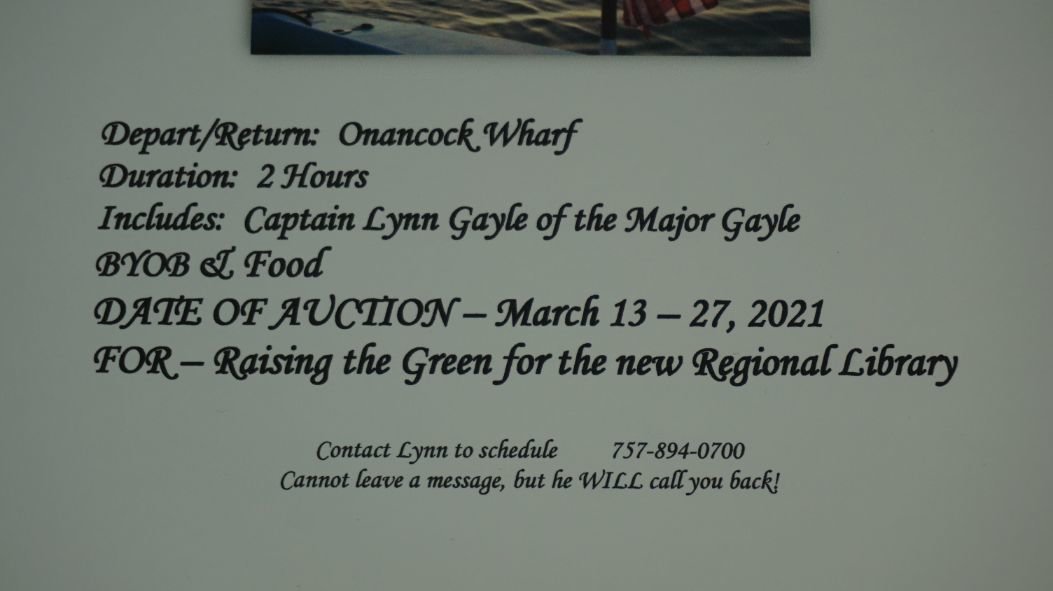 Image for Eastern Shore Regional Library & Heritage Center Online Benefit Auction