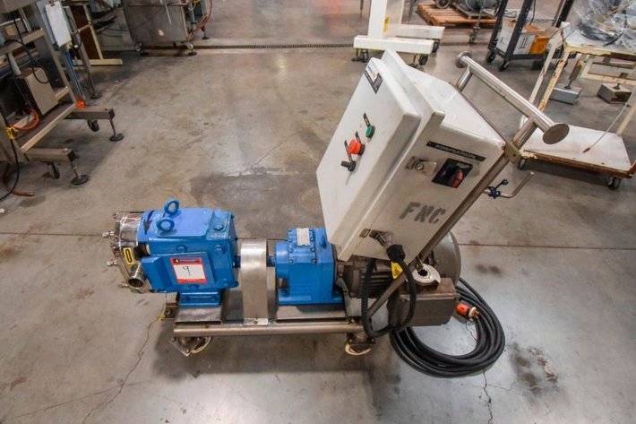 Image for ***SOLD***MJK0368 Waukesha 60 Positive Displacement Pump on Cart