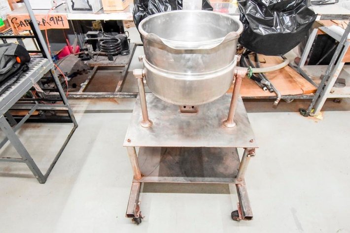 Image for MJK0398 Small Jacketed Kettle On Casters 40 Gallon