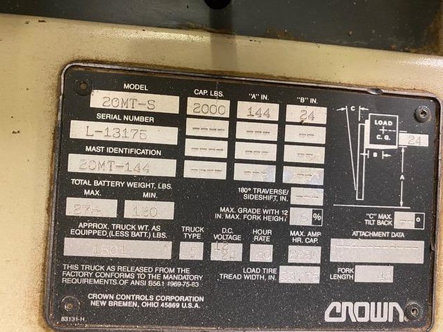 Image for MJK0410 Crown Electric Pallet Lift
