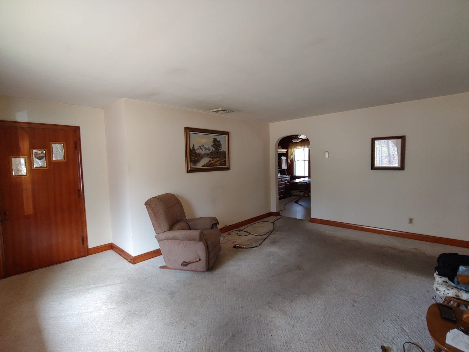 Image for 4 BR BRICK RANCHER W/ ATTACHED GARAGE  ON PRIVATE WOODED 1.22+/- AC CORNER LOT