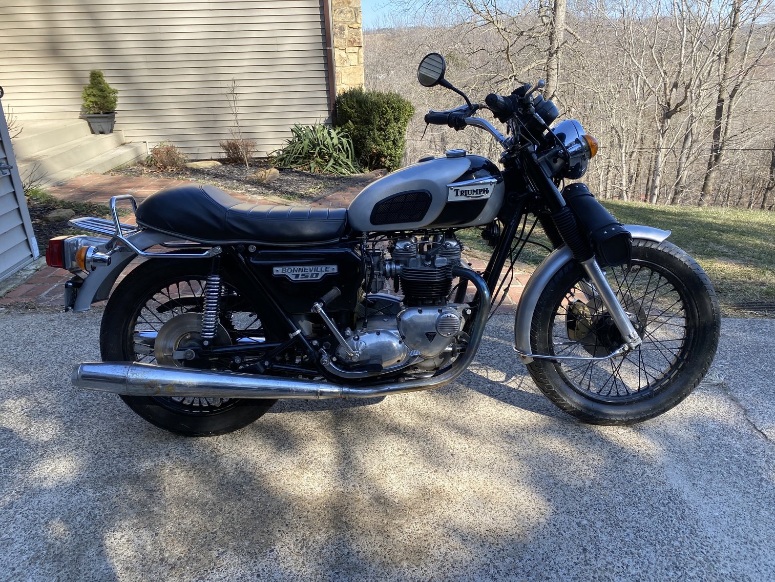 Image for 1979 Triumph Bonneville 750 Motorcycle Sells To the Highest Bidder!