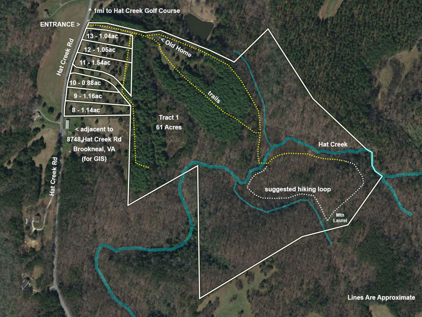 As A Whole - All 68 Acres - Tract 1 and Lots 8-13