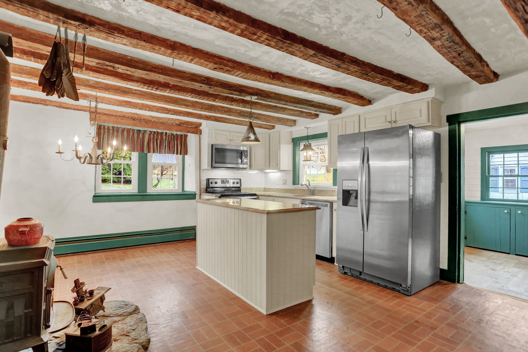 Image for 3 BR, 2.5 BA HISTORIC STONE HOME W/ DETACHED 2 CAR GARAGE & SUMMER HOME OVERLOOKING POND ON 14.04+/- AC