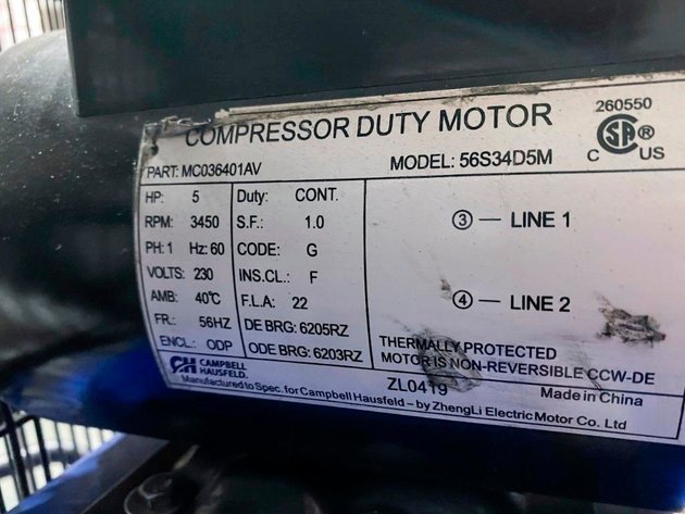 Image for ***SOLD***MJK0447 Kobalt Air Compressor 80 gal