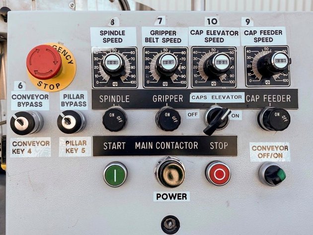 Image for MJK0483 Six Spindle Capper and Elevator