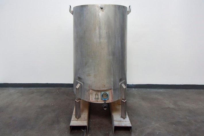 Image for ***SOLD*** MJK0495 Jacketed Stainless Steel Holding Tank 340L