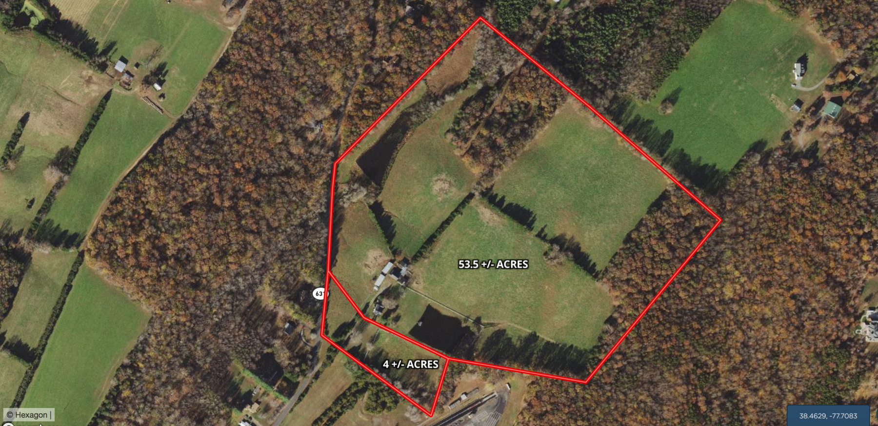Image for 4 BR/2 BA Farm House, Barns, Fencing & 2 Ponds on 57.5 +/- Acres in Fauquier County, VA--SELLING to the HIGHEST BIDDER!!