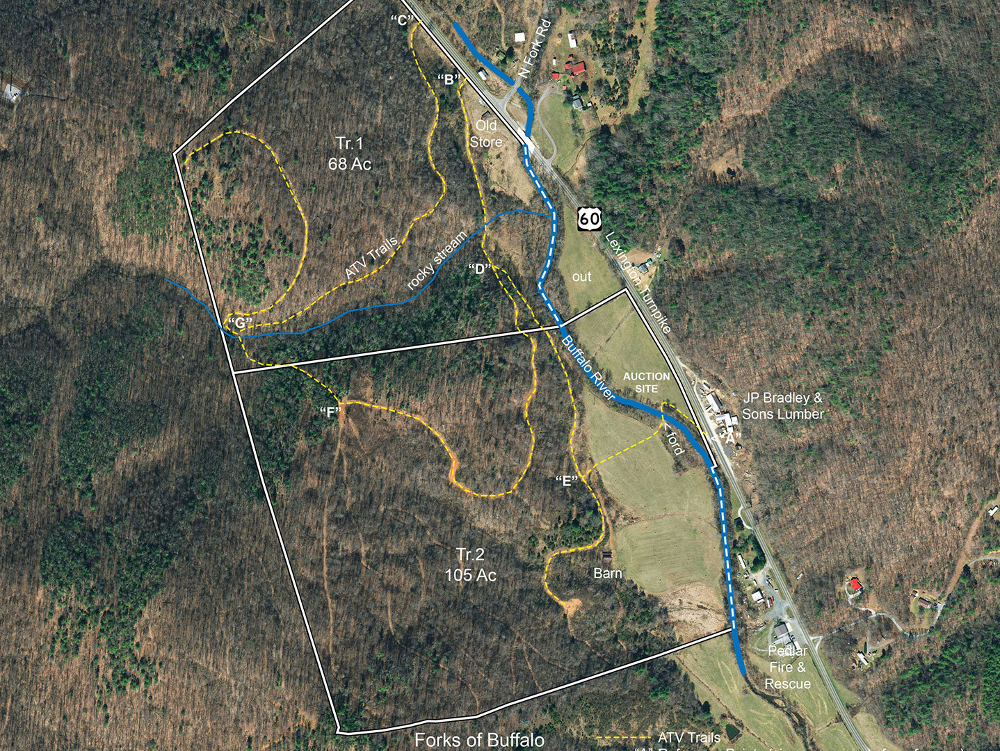 Group Tract 1 and 2: All 173 Acres