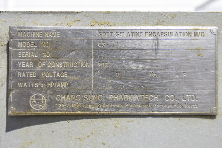 Image for ***SOLD*** MJK0508 Chang Sung Soft Gel Encapsulation Machine