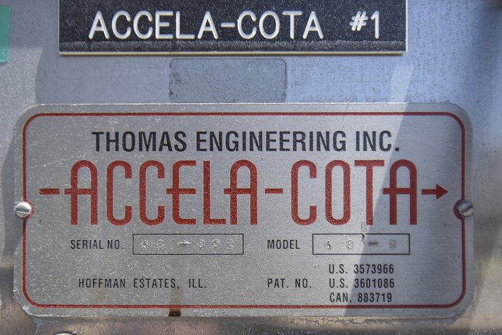 Image for ***SOLD***MJK0544 Accela-Cota Coating Machine 48-S