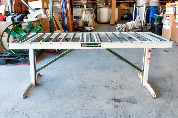 Image for ***SOLD***MJK0545 Super Duty Portable Folding Roller Conveyor 5'7''