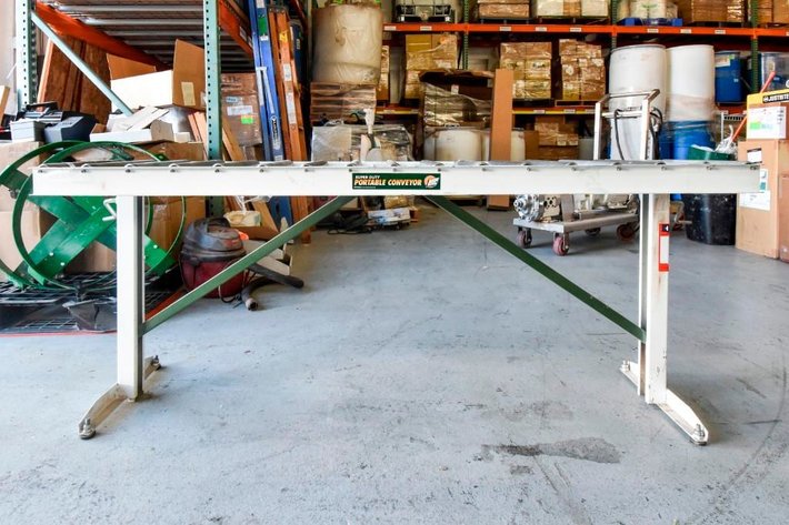 Image for ***SOLD***MJK0545 Super Duty Portable Folding Roller Conveyor 5'7''