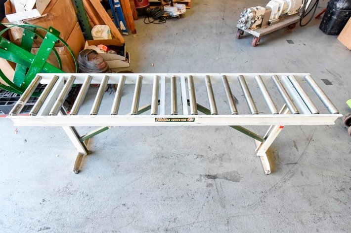 Image for ***SOLD***MJK0545 Super Duty Portable Folding Roller Conveyor 5'7''