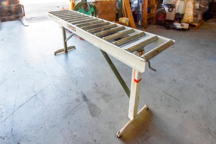 Image for ***SOLD***MJK0545 Super Duty Portable Folding Roller Conveyor 5'7''