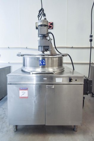 Image for ***SOLD*** MJK0553 Cleveland KDM-40-T 40 Gallon Steam Kettle - Power Tilt, 2/3 Jacket, Direct Steam