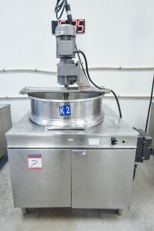 Image for ***SOLD*** MJK0553 Cleveland KDM-40-T 40 Gallon Steam Kettle - Power Tilt, 2/3 Jacket, Direct Steam