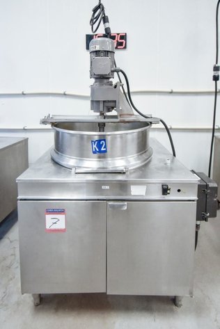 Image for ***SOLD*** MJK0553 Cleveland KDM-40-T 40 Gallon Steam Kettle - Power Tilt, 2/3 Jacket, Direct Steam