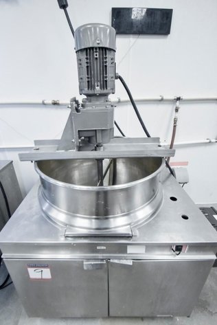 Image for ***SOLD*** MJK0554 Cleveland KDM-40-T 40 Gallon Steam Kettle - Power Tilt, 2/3 Jacket, Direct Steam