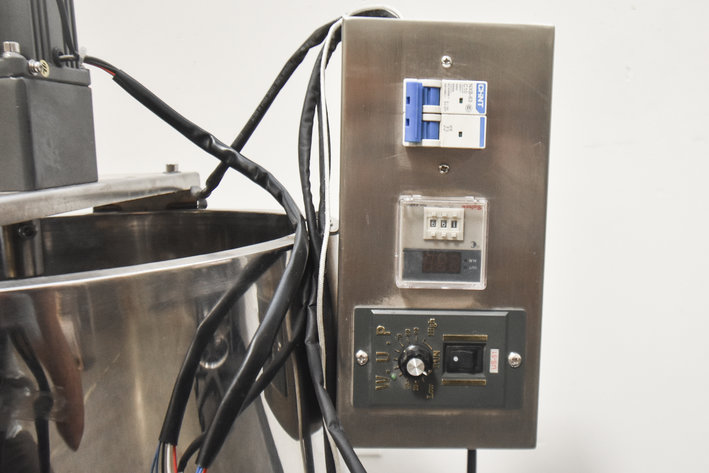 Image for ***SOLD***MJK0449 Quantitative Filling Machine G1WG Semi-Automatic Single Head Paste Liquid Filler with Heating Hopper and Mixing Motor