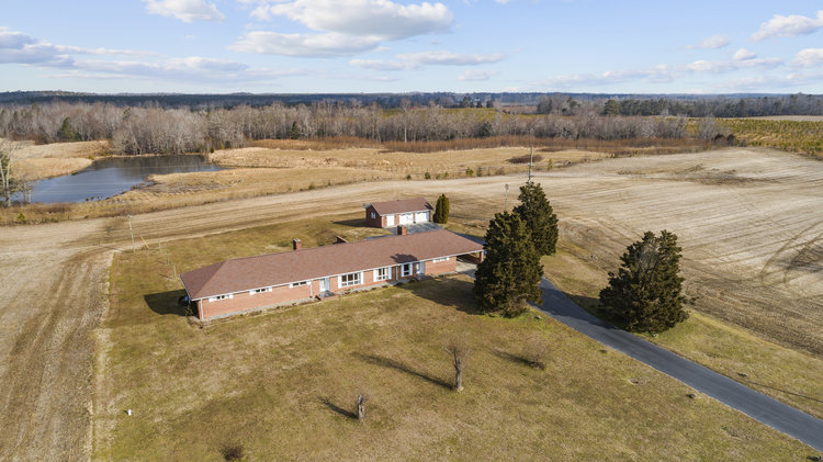 Image for UNDER CONTRACT - Northern Neck Estate - 6 BR/5BA Custom Built Brick Rancher on 1.8 AC Lot - Two Car Detached Garage With Workshop - 1151 Dodlyt Rd., Heathsville, VA 22473