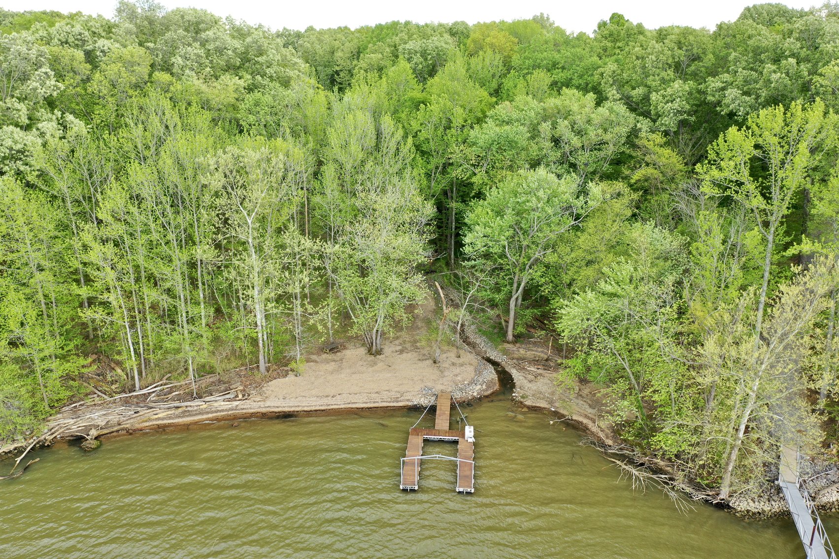 Image for Incredible Lake Barkley Main Channel, Waterfront, Log Home on 2.7+/- acres with a Private DOCK.