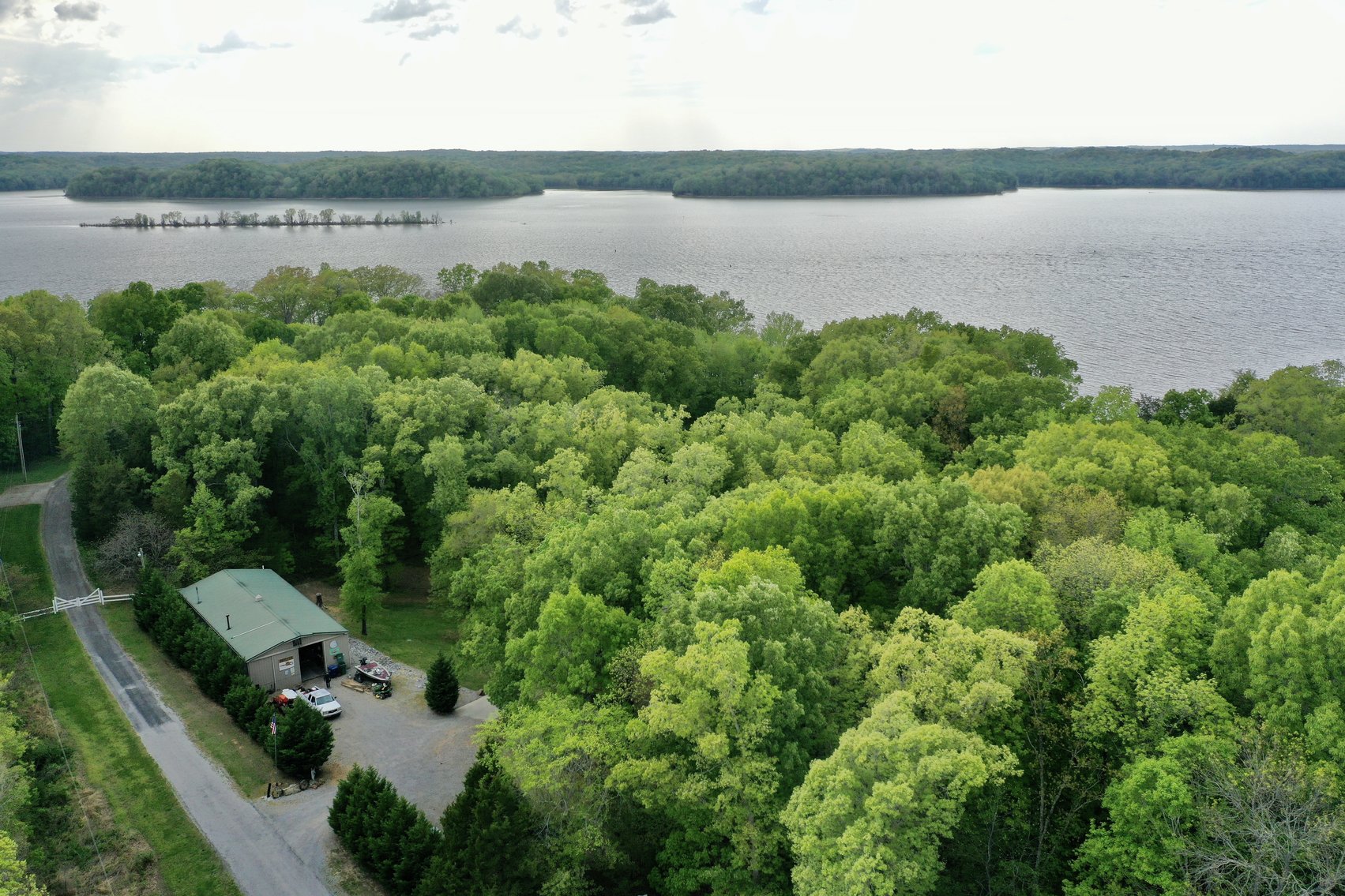 Image for Incredible Lake Barkley Main Channel, Waterfront, Log Home on 2.7+/- acres with a Private DOCK.