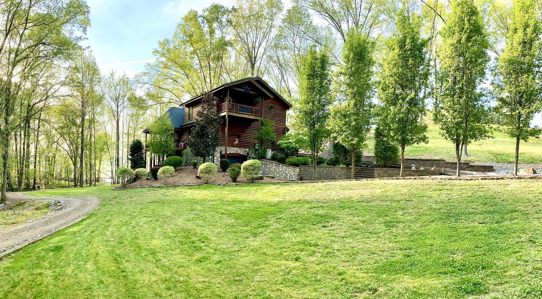 Image for Incredible Lake Barkley Main Channel, Waterfront, Log Home on 2.7+/- acres with a Private DOCK.