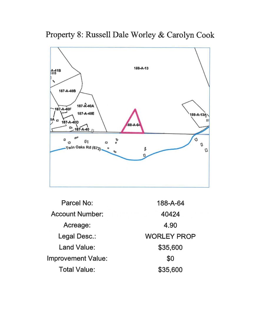 Image for 4.9 acres, more or less, near Twin Oaks Road