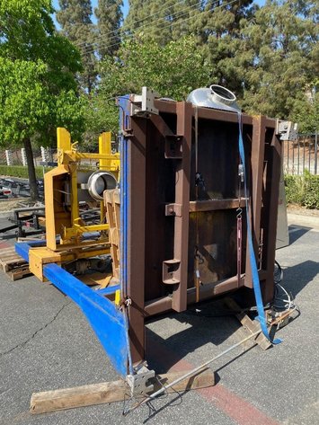 Image for ***SOLD*** MJK0566 REAR-POST Bulk Bag Filler with Roller Conveyor