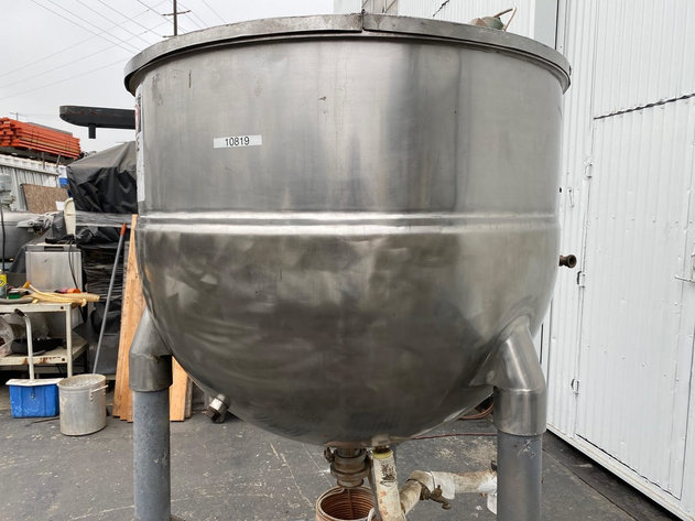 Image for ***SOLD***MJK0550 150 Gallon Stainless steel jacketed tank