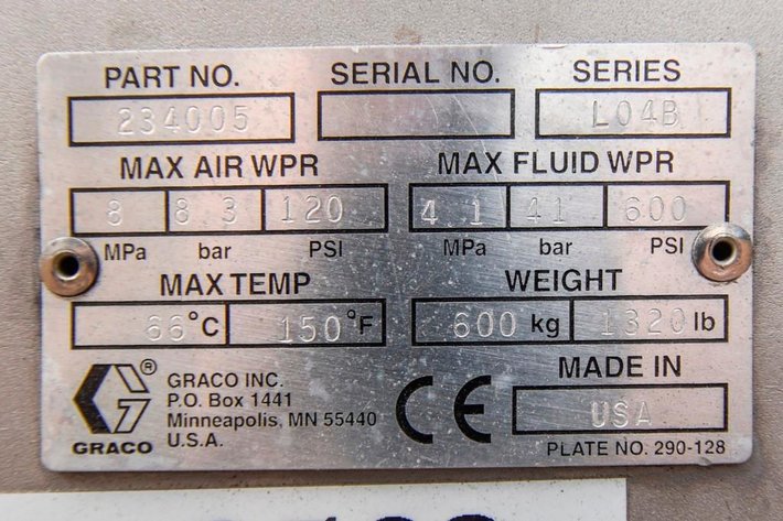 Image for ***SOLD*** MJK0576 Graco Barrel Pump