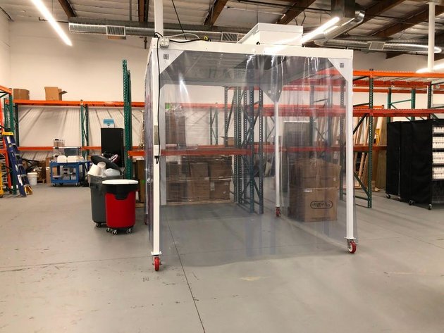 Image for ***SOLD***MJK0597 Clean Room with Plastic Sheets