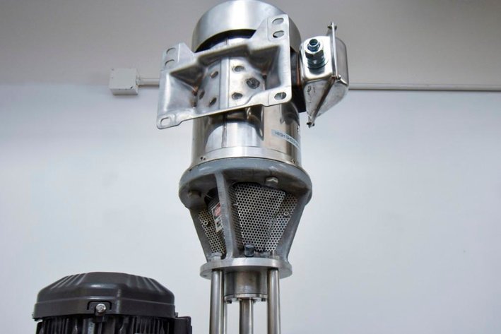 Image for **SOLD** MJK0599 Hamilton Kettles 100 Gal Kettle with Half Jacket, Full sweep, and high sheer blade