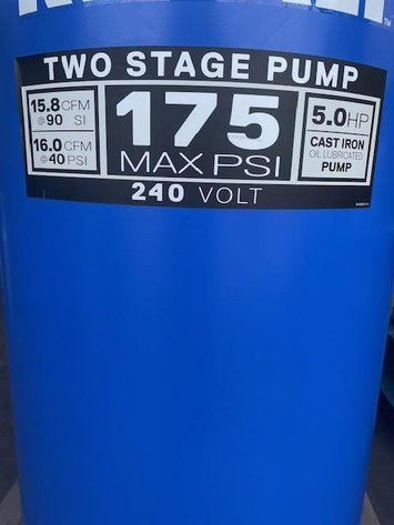 Image for ***SOLD*** MJK0611 Kobalt Air Compressor 80 gal