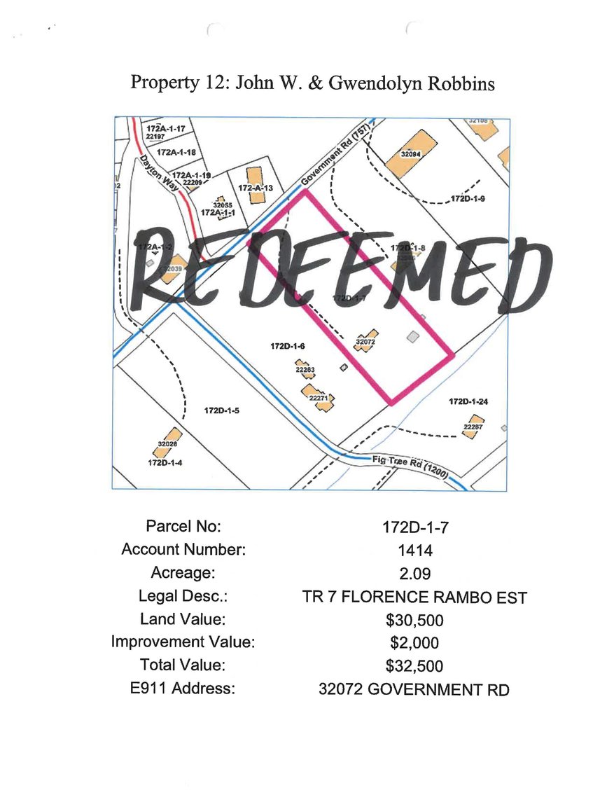 Image for *** REDEEMED*** 32072 Government Road, Damascus 2.09 acres, more or less