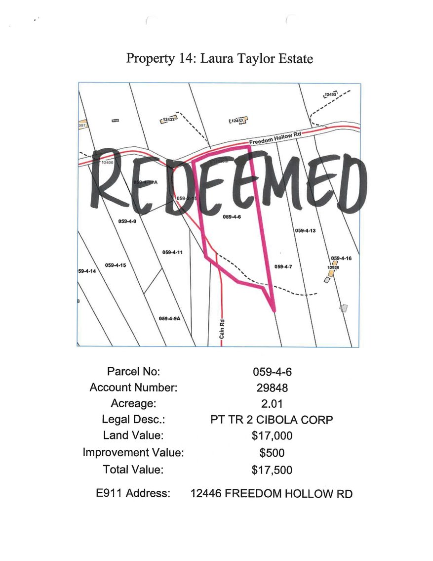 Image for *** REDEEMED*** 12446 Freedom Hollow Road, Bristol 2.01 acres, more or less