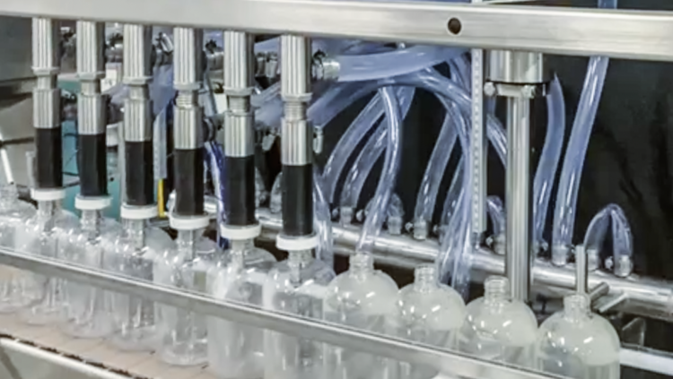 Image for **SOLD**MJK0615 New Acasi 6 Head Explosion Proof Liquid Filling line