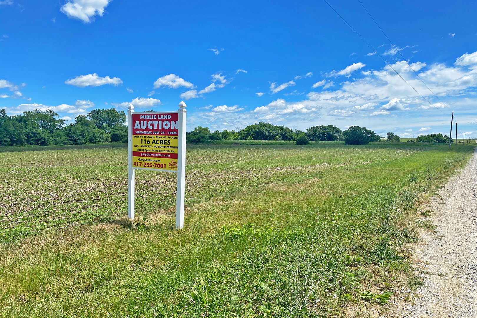 Image for Harrison County Public Land AUCTION: WEDNESDAY, JULY 28, 10:00 A.M.