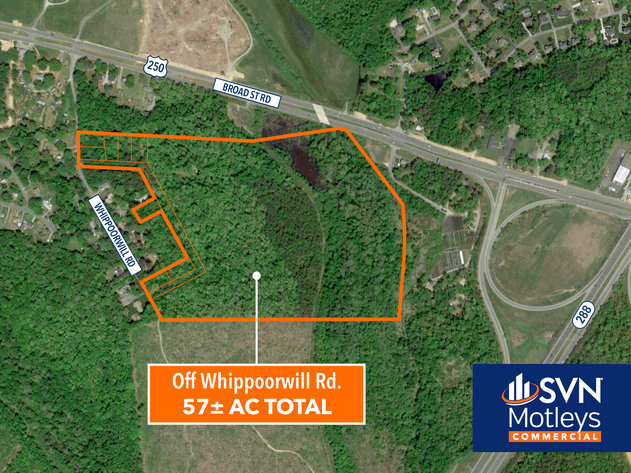 Image for SOLD!   $2.5 million! |  57.61 ± Acres | Prime Development Land Off Broad Street Road | Residential & Commercial Potential | Goochland County | Accelerated Sale