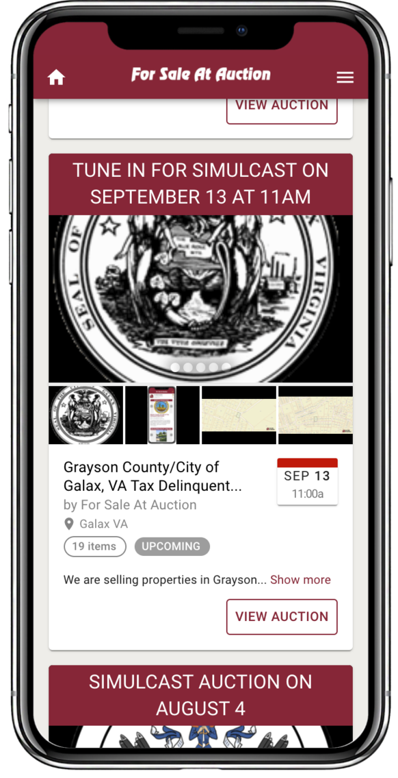City of Galax, VA Tax Delinquent Real Estate