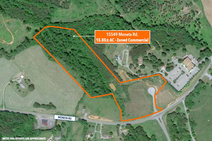 Image for Smith Mountain Lake | 15.85± AC | Paved Cul-de-sac | Across from Bridgewater Bay | Public Water & Sewer | Zoned Commercial | Accelerated Sale | Bid Live or Online | Property #4 of 7