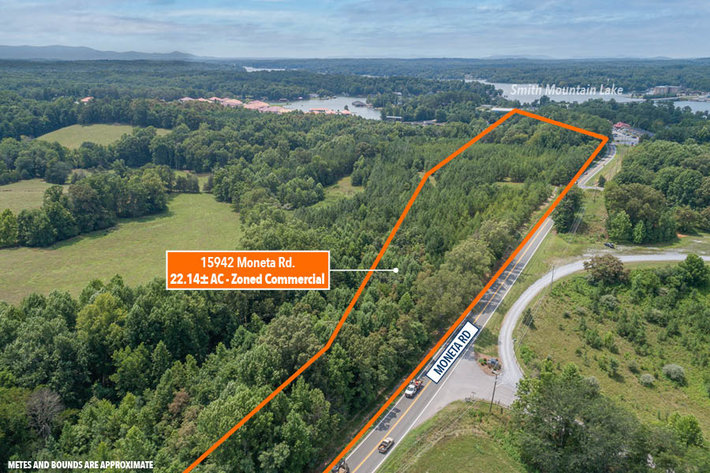 Image for Smith Mountain Lake | 22.14± AC | Lakefront | Adjacent to Bridgewater Bay | Public Water & Sewer Available | Zoned Commercial | Prime Road Frontage on Moneta Road | Accelerated Sale | Bid Live or Online | Property #3 of 7