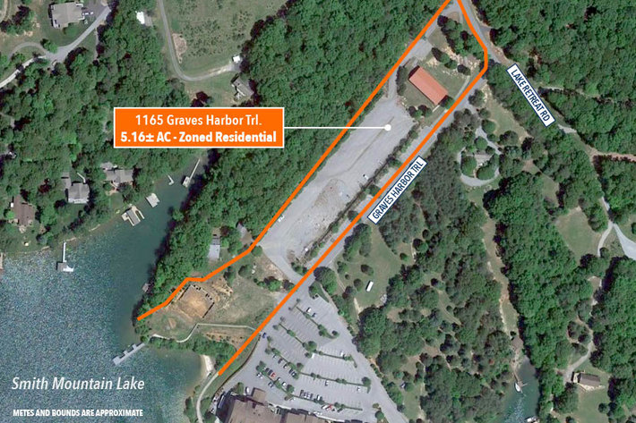 Image for Smith Mountain Lake | 5.16 ± AC | Lakefront – Longview | Zoned Residential | Pavilion | Pier | Paved Parking Lot | Accelerated Sale | Bid Live or Online | Property # 1 of 7