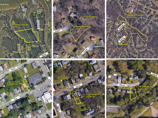 Image for Residential Land & 1 Single Family Home | Midlothian, VA, Hampton, VA, Newport News, VA & Petersburg, VA | Over 78 Acres For Sale! | ONLINE AUCTION