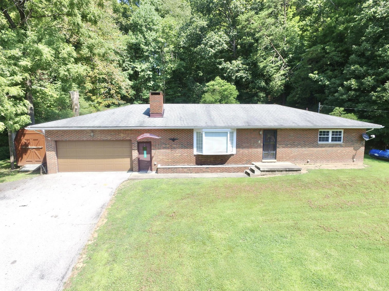 Image for SOLD $126,500 - 3 Bedroom Brick Ranch on 5 Acres Selling to the Highest Bidder