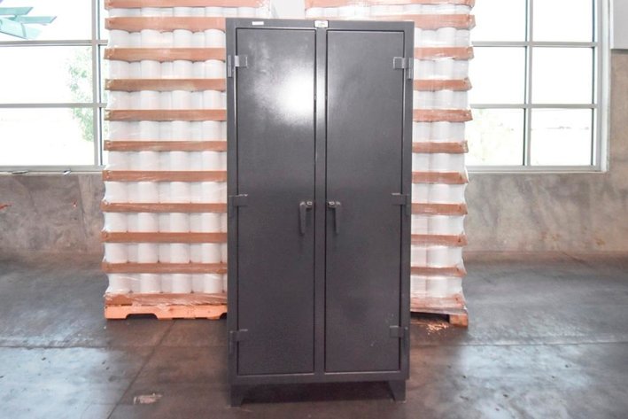 Image for ***SOLD*** MJK0653 Stronghold Safety Cabinet holding VAC- U - Max Spare Parts Cabinet