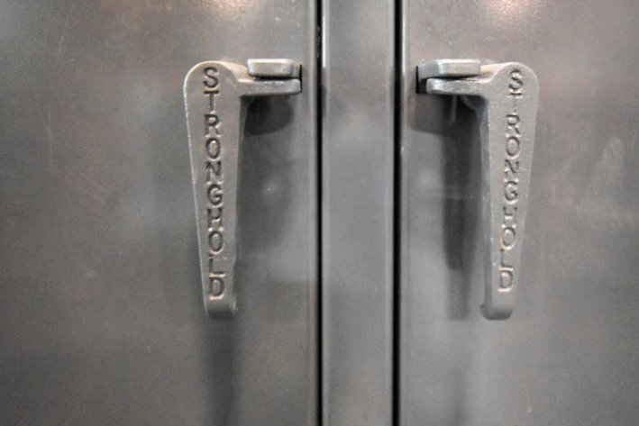 Image for ***SOLD*** MJK0653 Stronghold Safety Cabinet holding VAC- U - Max Spare Parts Cabinet