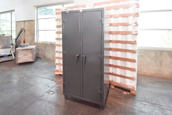 Image for ***SOLD*** MJK0653 Stronghold Safety Cabinet holding VAC- U - Max Spare Parts Cabinet